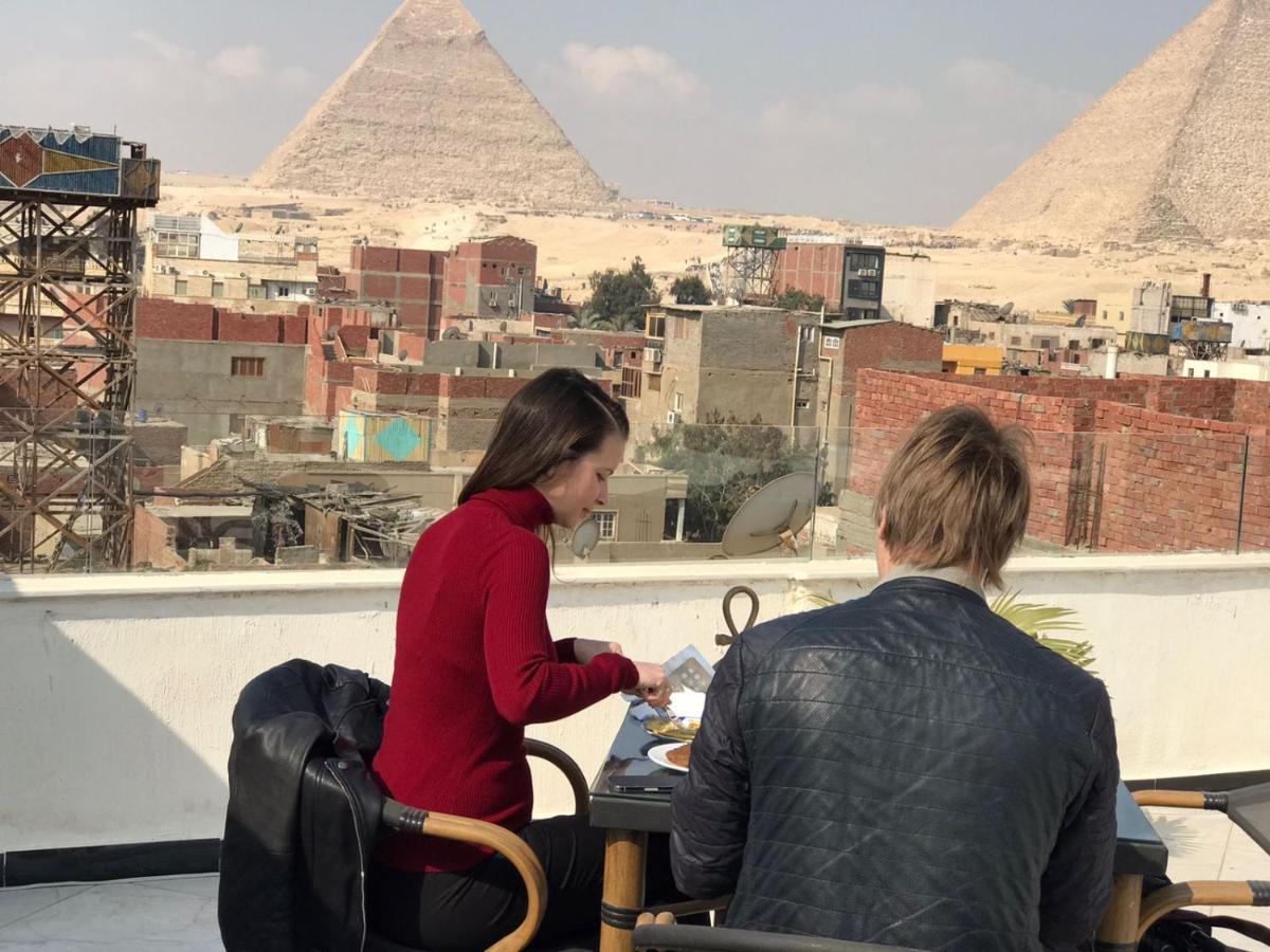 Eagles Pyramids View Otel Kafret el-Gabal Dış mekan fotoğraf
