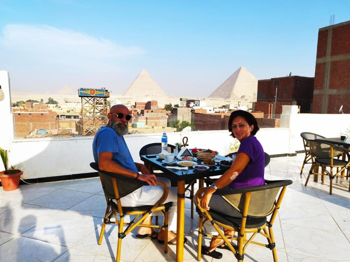 Eagles Pyramids View Otel Kafret el-Gabal Dış mekan fotoğraf