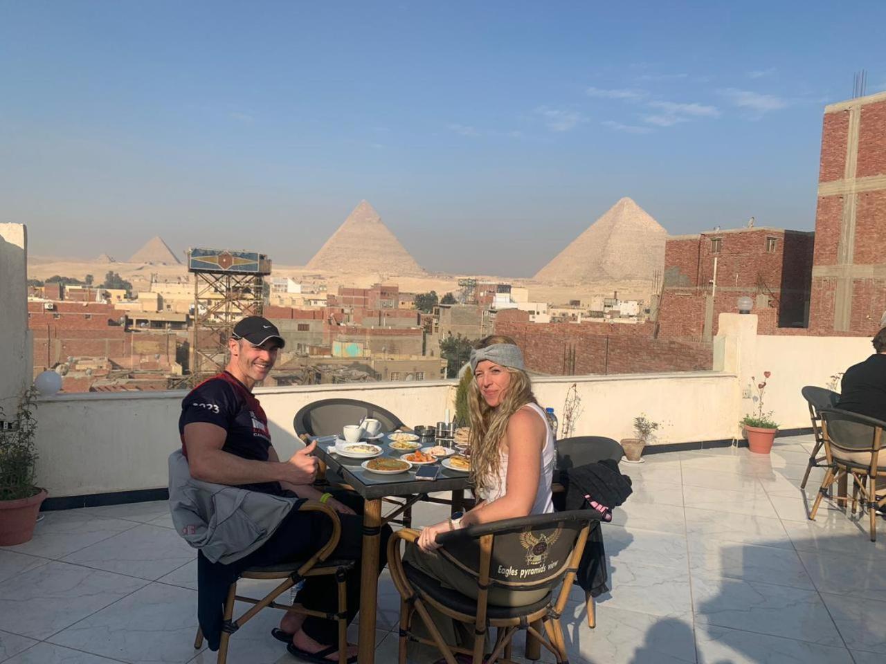Eagles Pyramids View Otel Kafret el-Gabal Dış mekan fotoğraf