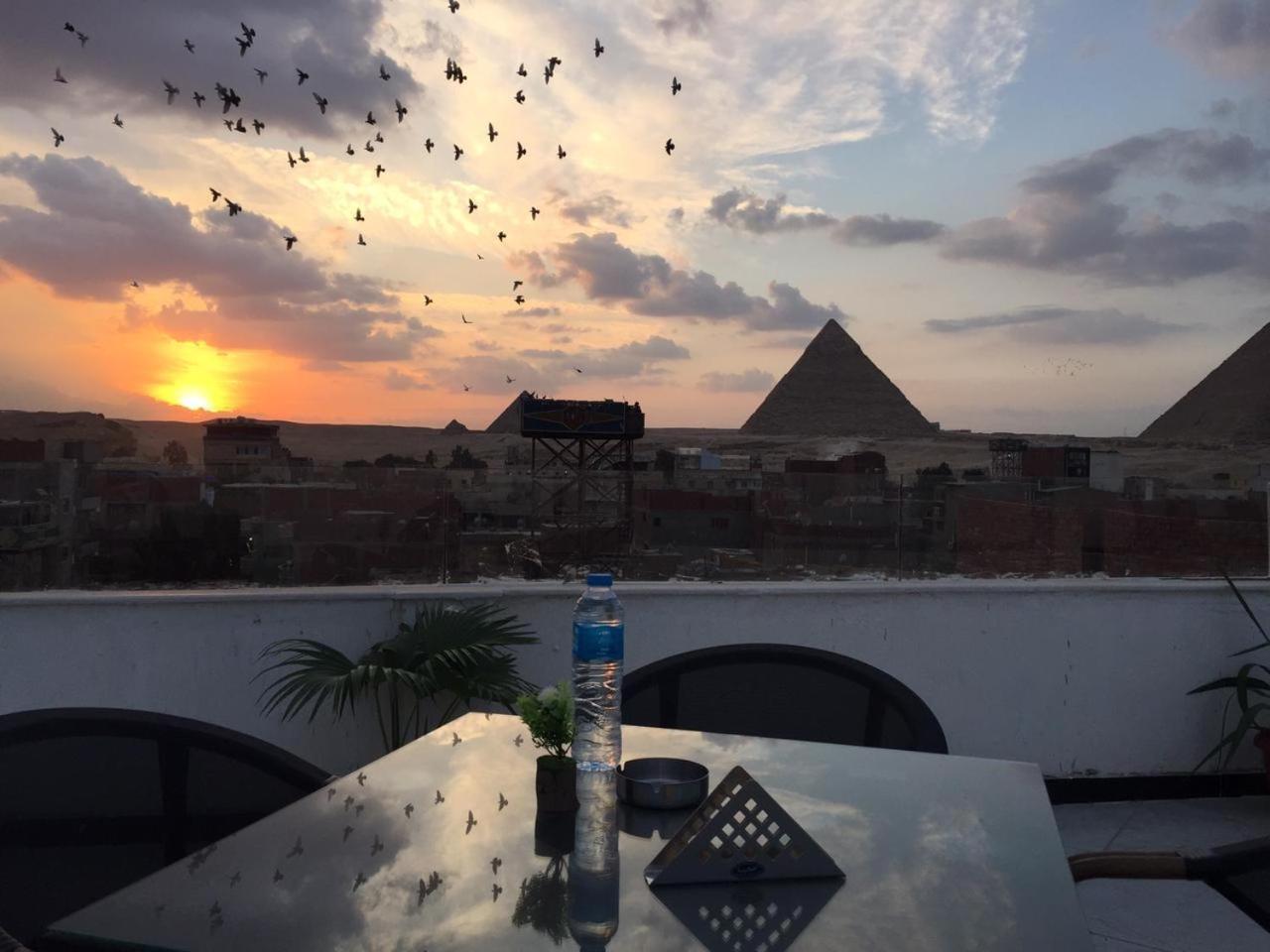 Eagles Pyramids View Otel Kafret el-Gabal Dış mekan fotoğraf
