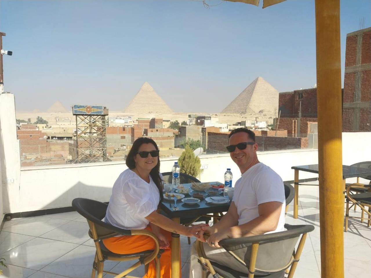 Eagles Pyramids View Otel Kafret el-Gabal Dış mekan fotoğraf