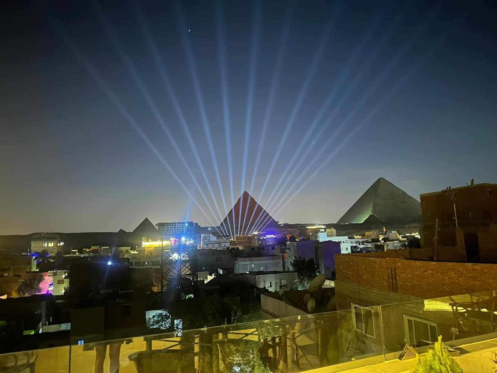 Eagles Pyramids View Otel Kafret el-Gabal Dış mekan fotoğraf
