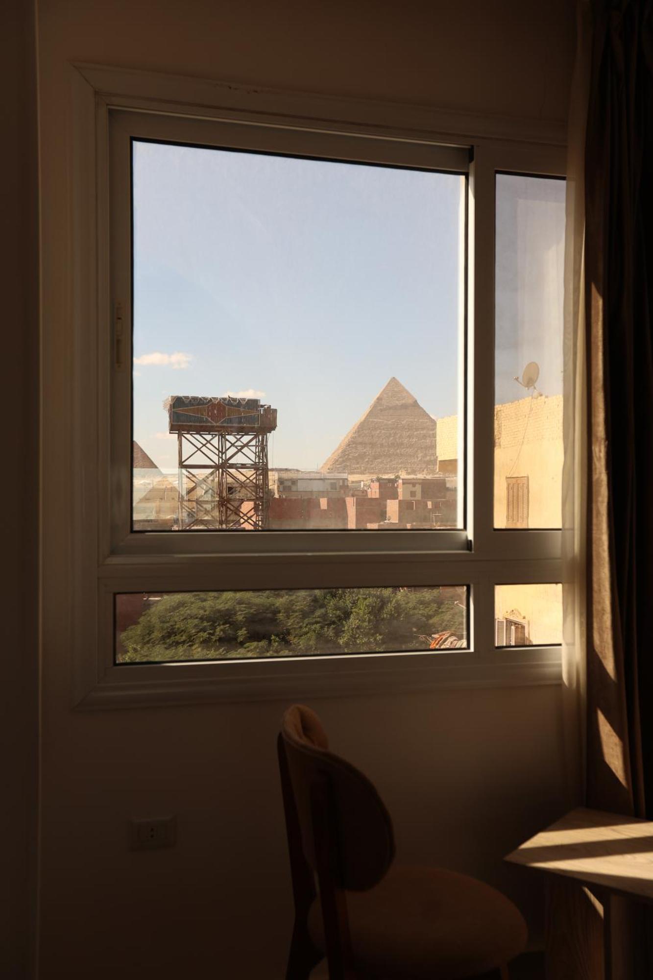 Eagles Pyramids View Otel Kafret el-Gabal Dış mekan fotoğraf